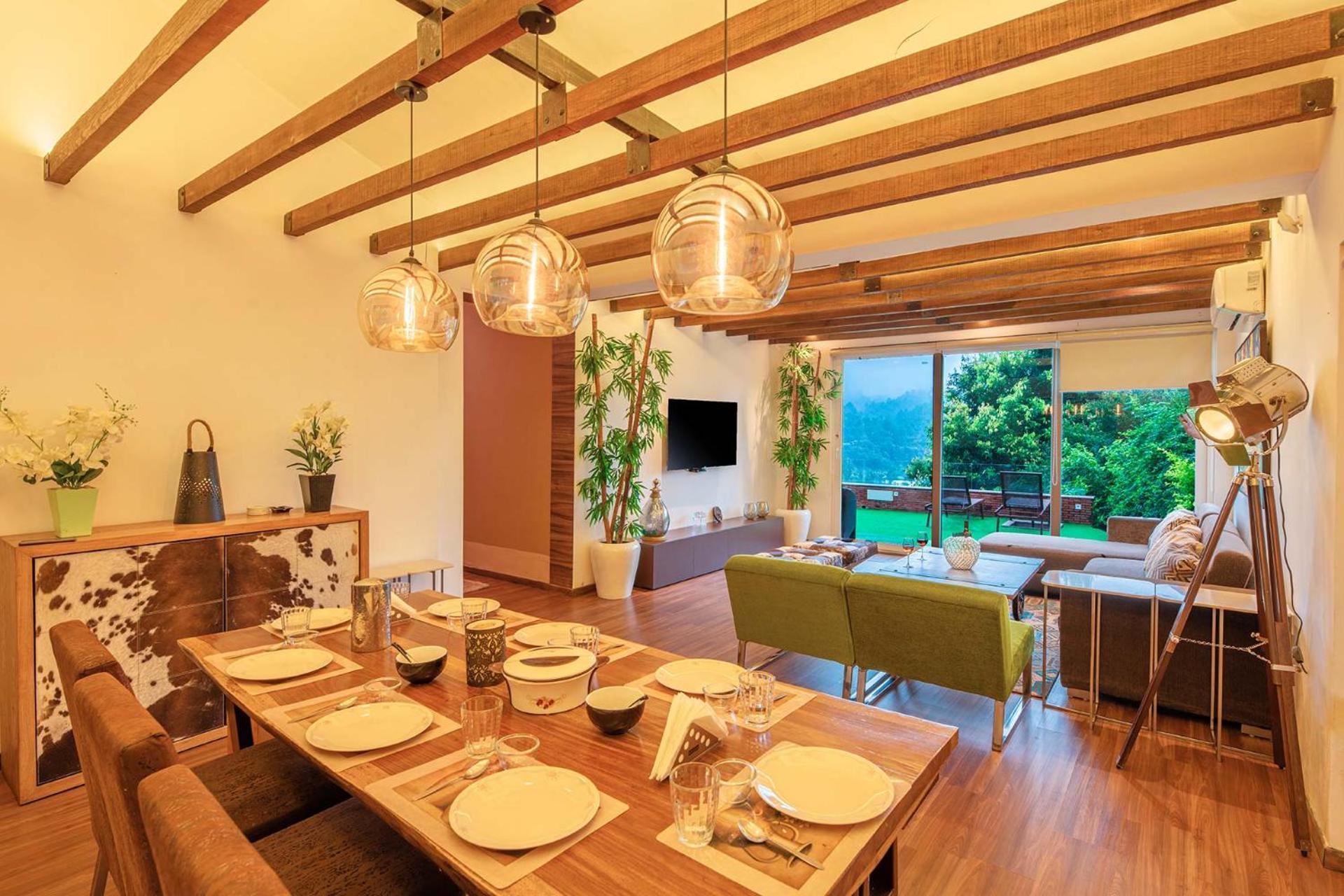 Stayvista At Oberoi'S Chalet Bhīm Tāl Dış mekan fotoğraf